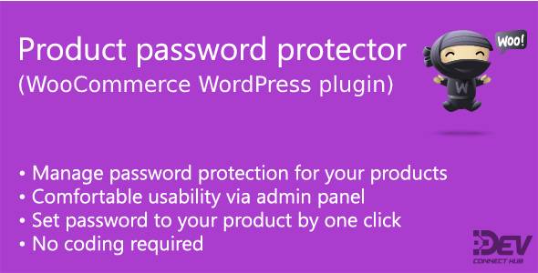 Product password protector