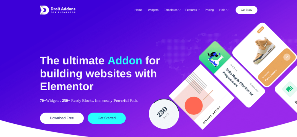 Droit Elementor Addons