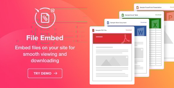 File Viewer v1.0.1 - Insert Files into WordPress Pages