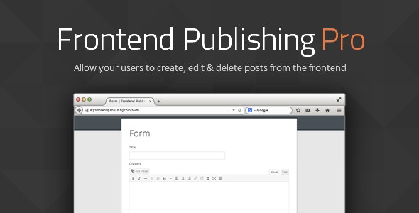 Frontend Publishing