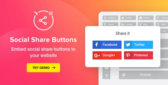 Social Media Share Buttons f