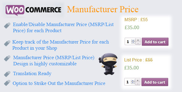 Manufacturer Price