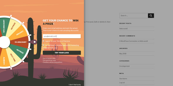WP Optin Wheel Pro
