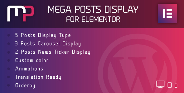 Mega Posts Display