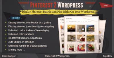 Pinterest to wordpress