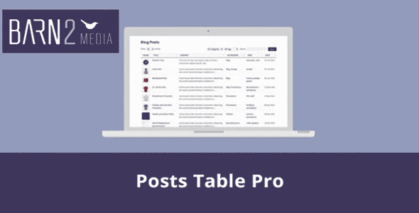 Posts Table Pro