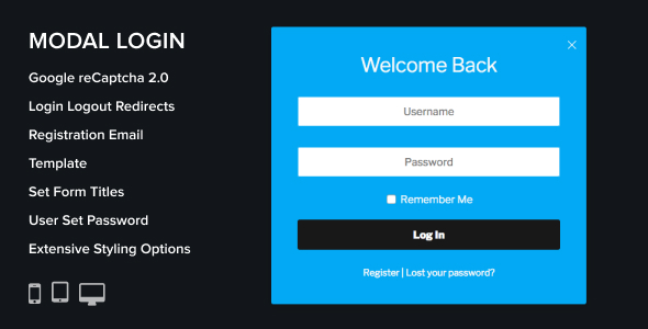 Modal Login