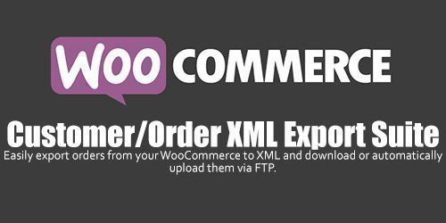 WooCommerce Customer/Order XML