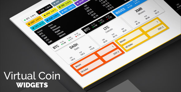 Virtual Coin Widgets