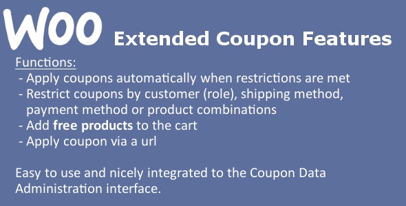 WooCommerce Extended Coupon