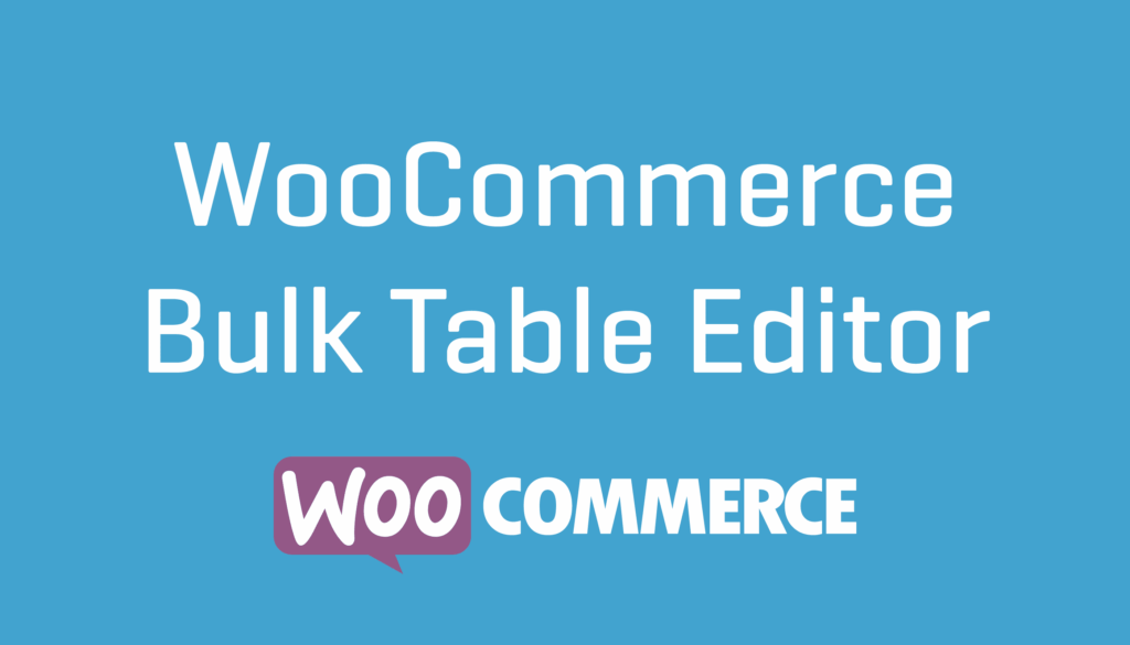 Bulk Table Editor