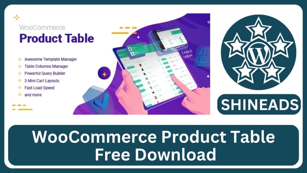 WooCommerce Product Table
