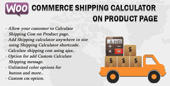 Woocommerce Shipping Calculator