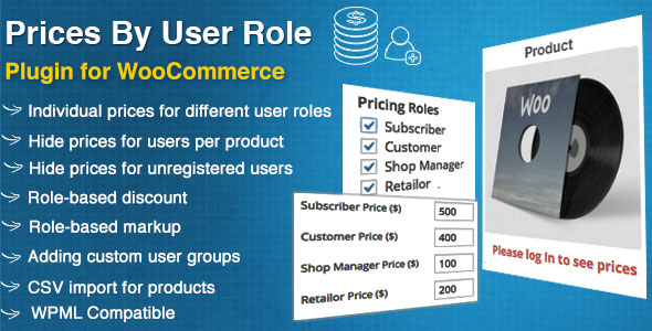 Plugin Prices By User Role